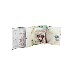 Медведь Lina TeddyTales, голубой, длинная шерсть, S, 20 см